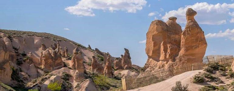 Devrent Valley camel shaped rock in Cappadocia